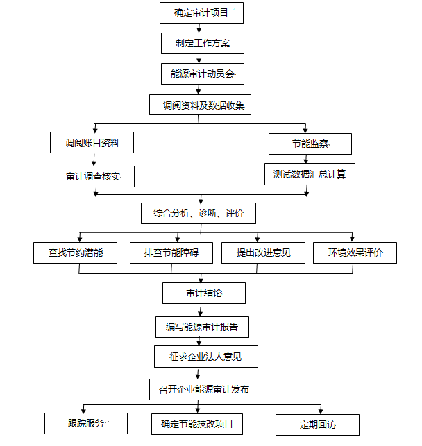 企业（石化）能源审计服务流程